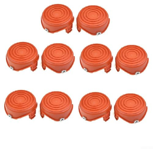 HpLive Lot de 2/6/10 couvercles de bobine de fil pour coupe-bordure Black Decker GL315 GL350 GL650 GL670 - Accessoires de rechange (10 pièces)