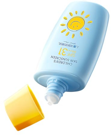 Kindersonnencreme Lotion - Leichte Sonnencreme Für Empfindliche Haut - Hautpflege Für & Mädchen Mit LSF 31+ Für Wassersport Camping Reisen Schwimmen Picknick
