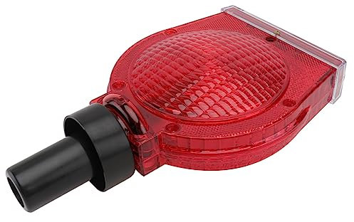 FUNOMOCYA 1 Pieza Luz Solar de Advertencia Multifunional Construcción y Navegación Resistente Agua Instalar Profesional y Personal