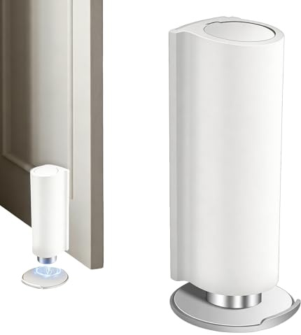 Dengthrive Magnetischer Türstopper, Edelstahl Türhalter, Türstopper Magnetisch Selbstklebend Unsichtbarer Türgriff zum Kleben, Ohne Bohren für Zuhause, für Alle Innentüren im Haushalt und Büro