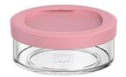 Mepal - Müslibecher Abteil Ellipse - Müslibecher To Go - Platz für Snacks und Toppings - Einfachen Drehbewegung öffnen - Spülmaschinengeeignet - 200 ml - Vivid mauve