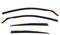 J&J AUTOMOTIVE | Windabweiser Passend Für I10 2, 2014-2019, Heko Regenabweiser, Getönt, Set 4-Teilig, Vorne, Hinten, Aerodynamisch