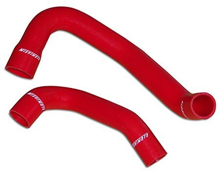 Mishimoto MMHOSE-WR6-97RD Silicone Hose Kit Compatible With Jeep Wrangler 6Cyl 1997-2006 Red