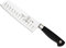 Mercer Culinary Genesis 7-Inch Nakiri-Granton Edge, Stainless Steel, Black, 38x10x3 cm