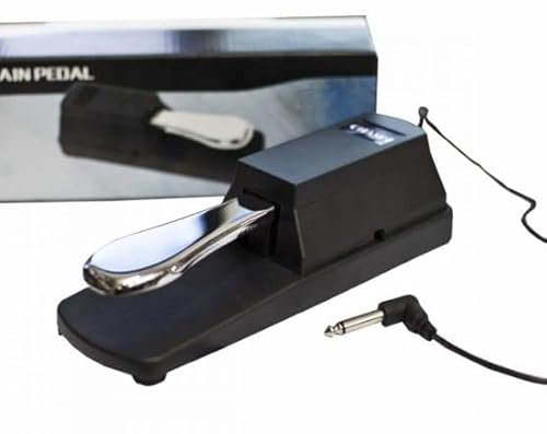 Chase CSP001 Keyboard Universal Sustain Pedal for Yamaha, Casio, Roland, Korg Digital Piano