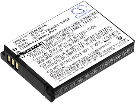 VINTRONS 3.7V Battery For Samsung WB690, PL65, SL720, PL51, WB151, SL620, WB850, WB800, NV9, WB500