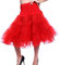 Boolavard Petticoat Underskirt Retro Vintage 50 Balançoire 1950 Rockabilly Blanc, Noir, Bleu, Rose, Rouge (S-M, Rouge)