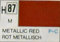 Red Metallic ml, 10 Stück, 6 Stück, Farben und Zubehör, Modell Die Gusse