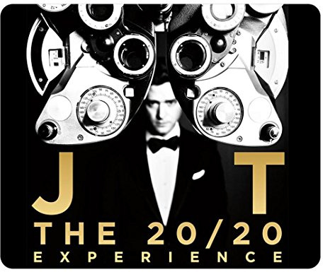 Creative Design Mouse Pad Rectangle Mouse Pad Gaming Mousepad Justin Timberlake 20 20 Experience Rectangle Non-Slip Mousepad Water Resistent Oblong Gaming Mouse Pads