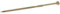 Fixman 600792 Verzinkte Spanplattenschrauben, 100er-Packung, Gold, 5 x 70 mm