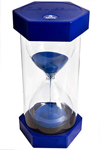 Sand Timer in Safecase - Perfect for Teachers Classrooms Home Or Office Décor (Extra Large 5 Min)
