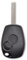Lage Guscio per Chiave 2 Tasti compatibile con Renault Clio, Modus, Twingo, Kangoo, Wind - Telecomando Auto Cover Scocca Ricambio - con Lama (controllare compatibilità)
