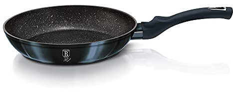 Berlinger Haus Bratpfanne, 3-lagige Marmorbeschichtung mit ergonomischem Soft-Touch-Griff