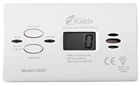 Kidde 7DCO 10 Year Life Digital Display Carbon Monoxide Alarm