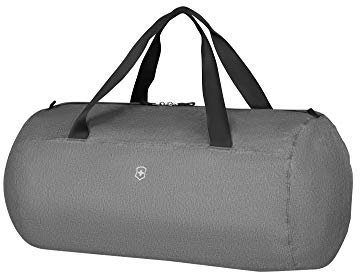 VICTORINOX Travel Accessories Edge Packable Duffel, Weekender Reisetasche, Damen/Herren, 31 x 57 x 31 cm, 40 l, Grau