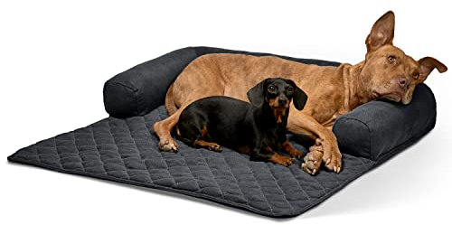 Lous robuste Hundedecke Sofa, Sofaschutz Hund, Hundebett für Sofa waschbar 90 Grad, Couchkissen, große Hunde, Sofakissen, Sofadecke, nachhaltig