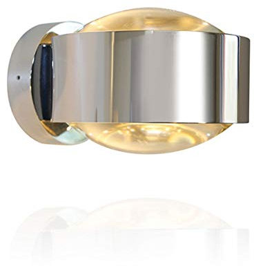 Top Light Puk Maxx Wall Edition chrom LED 2x12W Ø120mm dimmbar, inkl. 2x Linsen matt