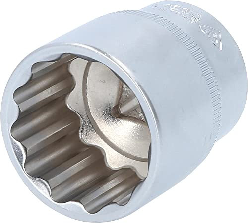 BRILLIANT TOOLS BT022430 Douille 12 pans 1/2, 30 mm [Powered by KS TOOLS]