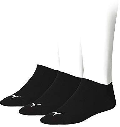 PUMA Calzini da ginnastica da uomo, confezione da 3, - 200 nero., 35-38