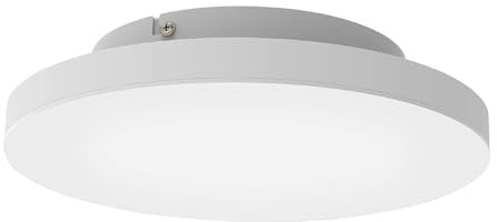 EGLO connect.z Smart-Home LED Panel Turcona-Z, Deckenlampe Ø 30 cm, ZigBee, App und Sprachsteuerung Alexa, Lichtfarbe einstellbar (warmweiß-kaltweiß), RGB, dimmbar