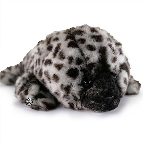 Kegelrobbe Kuscheltier Seehund Robbe mit Tupfen Plüschtier 36 cm Robby