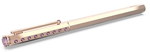 Swarovski Millenia Kugelschreiber, Rosaner Stift mit Roségoldener Legierungsschicht und Edlen Swarovski Kristallen