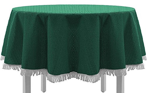DILUMA | Gartentischdecke Oval 150x210 cm Grün | Tischdecke für Indoor & Outdoor, Garten, Terrasse, Balkon | Wetterfest, Leicht Abwaschbar, Rutschhemmend