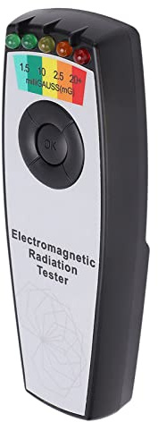 Ghost Hunting Paranormal Equipment Tester, zuverlässige Handdetektor-Anzeigen 5-Stufen-Magnetfelddetektor mit schneller Reaktion zur allgemeinen Erkennung