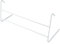 AHS 2 Bar Radiator Airer - Clothes Drying Rack - Metal White Laundry Dryer Washing Line - Indoor Towel Hanging Rail - Two Bar Lightweight Portable Cloth Holder - Space Saver Airer With Rubber Feet
