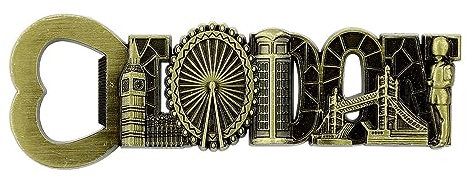 Jagowa Metal Bottle Opener & Refrigerator Sticker,Pop-Up Can Opener for Swiss, British, France Beers,Magnetic Storage for Fridge