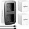 Rapthor Wiederaufladbarer Akku 2560 mAh, kompatibel mit Arlo Pro/Pro 2, Ersatzakku 7,4 V mit Ladestation für Arlo Pro/Pro 2 Kamera – VMA4400 (2er-Pack + Ladegerät)