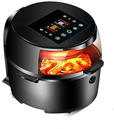 NEWCES 8L Large Air Fryer 1500W Food Dehydrator Convection Toaster Oven Heating Ceramic Coated Have Functions to Fry Roast Dehydrate Bake Rehea