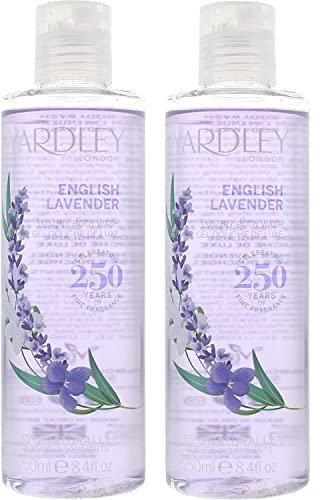 BrightRetail Yardley English Lavender Luxury Body Wash Shower Gel 250ml 2 Pack