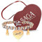 SAGA GIOIELLI® Bracciale Donna Infinito Amore Family Acciaio (2 BAMBINE)