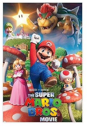 The Super Mario Bros 2023 American Animeated Adventure Comedy Filmcover, Wandkunst-Deco-Poster, Leinwand, Poster, Schlafzimmer, Dekoration, Sport, Landschaft, Büro, Raumdekoration, Geschenk,