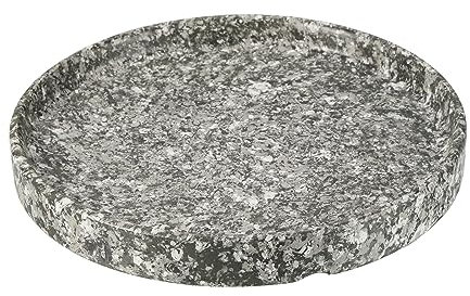 M METERXITY Soucoupe de Plante - Plateau d'égouttement en céramique Rond pour Pot de Jardin/extérieur (15 cm, marbre)