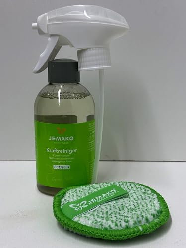 Jemako Kraftreiniger 250 ml + Schaumpumpe + DuoPad mini grüne Faser -SETPREIS-