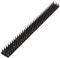BirnePower Vogelabwehr Spikes Taubenspitzen 50 x 4,5 cm Kunststoff Höhe 3cm Tierabwehr Taubenspikes 3-reihig Vogelschutz Taubenabwehr Schwarz 48 Stück 24m