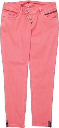 Buena Vista Damen Hose 'Malibu 7/8 Stretch Twill', Rose (Color 2073), Gr. M