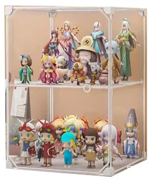 Acryl-Vitrine für Lego Home Staubbox Put Blocks Spielzeug Transparent Regal Vitrine Blöcke Staubdichte Displaybox Kompatibel Lego, Modell Vitrine Geschenk (Modell nicht im Lieferumfang enthalten)