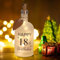 JIZZU Bouteille en Verre avec Guirlande Lumineuse LED, Lampe de Bouteille Blanc Chaud avec l'inscription '18th Happy Birthday', Cadeaux d'anniversaire pour Filles de 18 ans