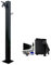 Support de Tuyau D'arrosage Autoportant avec Robinet - Colonne D'eau de Jardin en Acier Inoxydable - Fontaine Exterieure de Jardin - Robinet D'eau de Bouche D'incendie