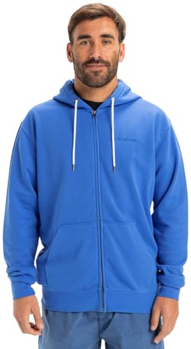 Quiksilver Fleece with zipper SALT WATER ZIP HOODIE Men Blue S