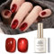 BORN PRETTY Magnetic Nail Polish 15ml Iridescent Glitter Red Cat Eye Gel with Magnet Ruby Series Soak-Off U V/LED Gel for Nail Art Salon DIY Home