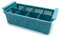 Cesta para cubiertos Genérico 8 compartimentos. Cestillo para lavavajillas Industrial con 8 compartimentos. Plástico, Azulado, 1 kg, 42,6 x 25 x 15 cm