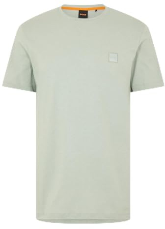 BOSS Mens Regular Fit Tales T-Shirt Open Green 351 M