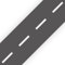 SuperDuperDecor - Straight Road - Bedroom Wall Border - Eco Friendly 1.3m Self Adhesive Strips