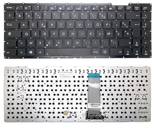 Clavier FRANÇAIS AZERTY Compatible ASUS R409L / R409LA / R409LB Series - Version Nappe Courte