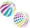MOERAE Ballons Gonflables pour Enfants, Lot De 2, en PVC Résistant, Ballons De Plage Gonflables, Adaptés à La Plage, Aux Fêtes à La Piscine, Aux Activités Nautiques
