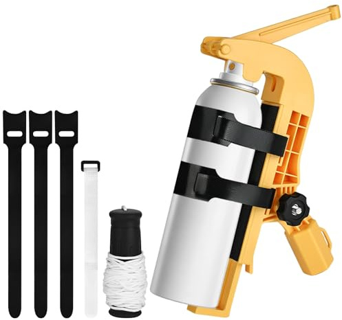 RUCUDIM Sprühdosen Verlängerungsstangen, Sprühdosenhalter,Spraydosen Verlängerungsstangen-Adapter, Einstellbarer Winkel-Spray-Extender,Einstellbarer Sprühalter-Adapter für Wespen/Bienenspray